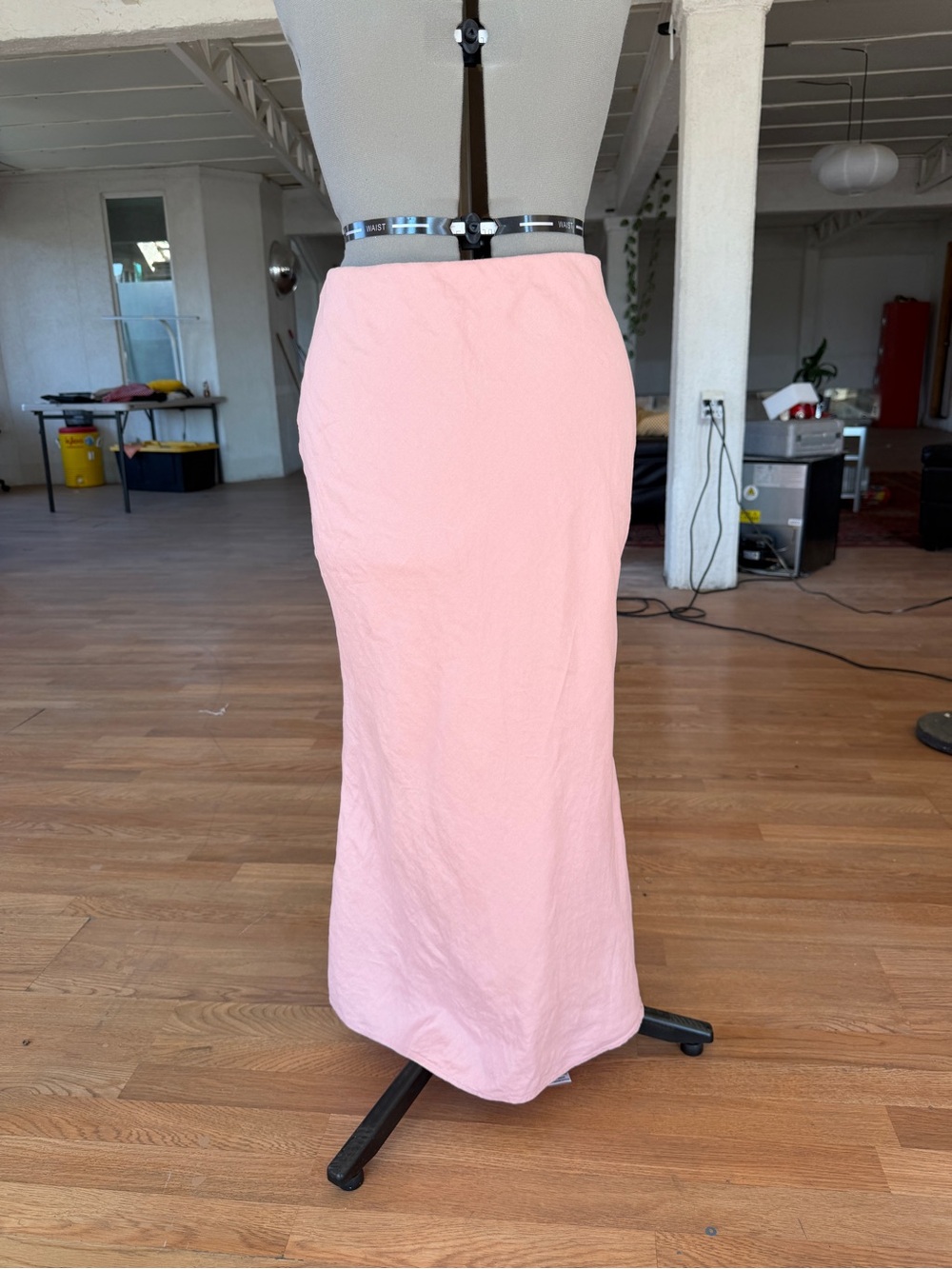 Anthropologie Soft Pink Maxi Skirt